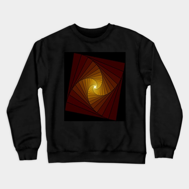 Gold spirals Crewneck Sweatshirt by hedehede